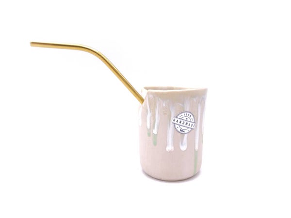 Sommerbecher mit Strohhalm 220 ml