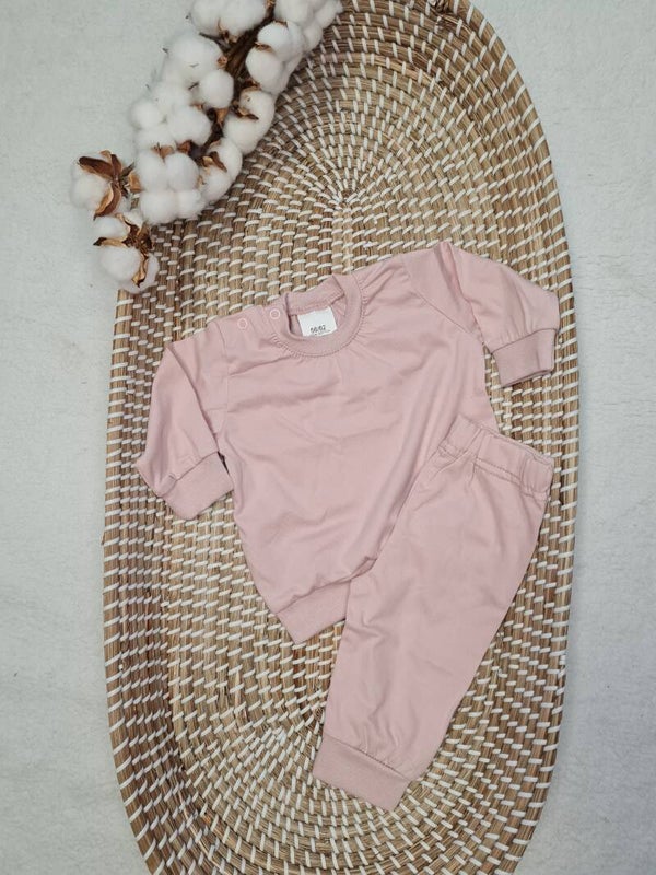 Pyjama met bedrukking Oud roze