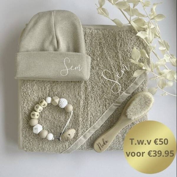Cadeauset Sand Badstof