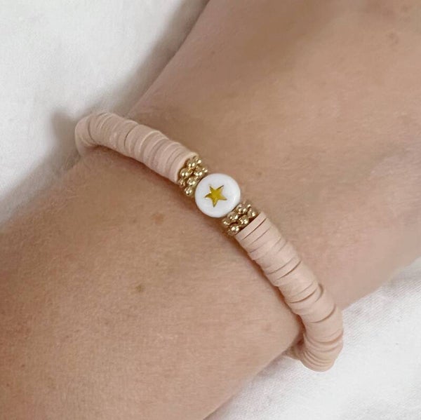 Armband katsuki Beige Ster