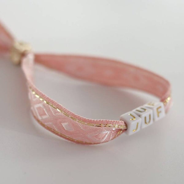 Armband vintage roze
