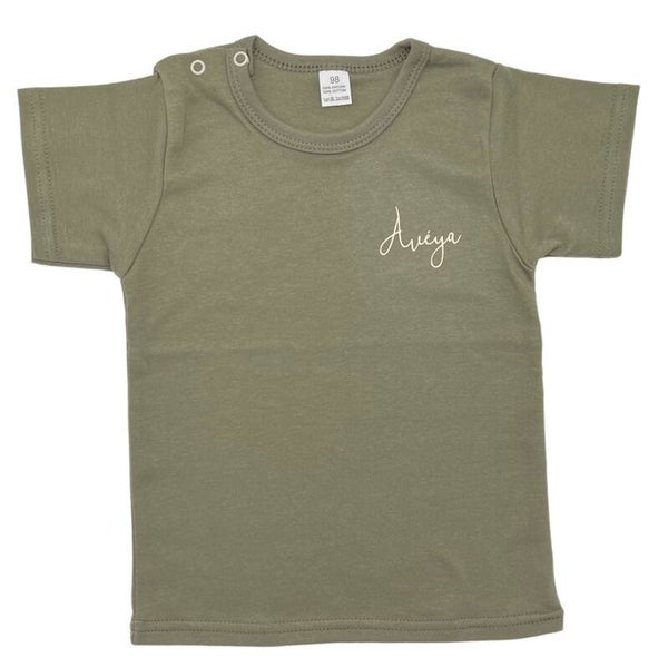 T-shirt Naam sierlijk