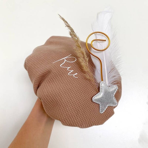 Pietenmuts Mokka ster met naam