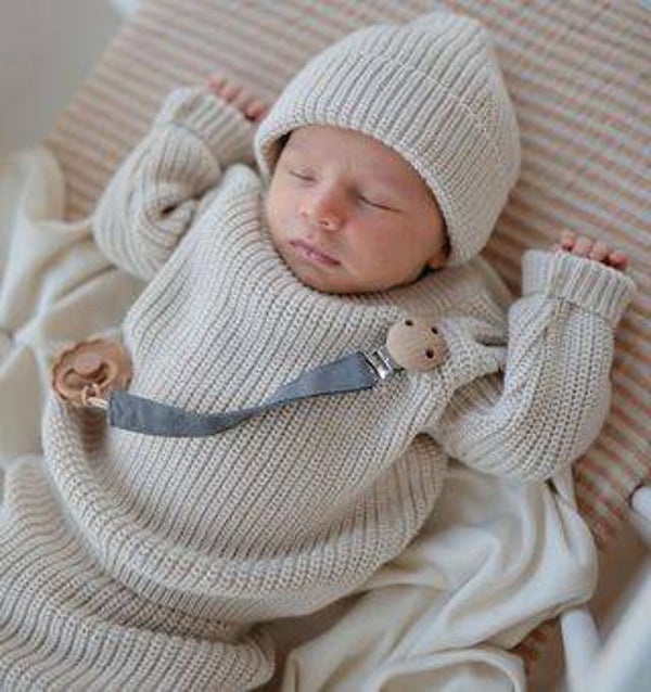 CHUNKY KNIT new born setje