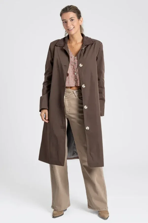 GABARDINA CUELLO PANA