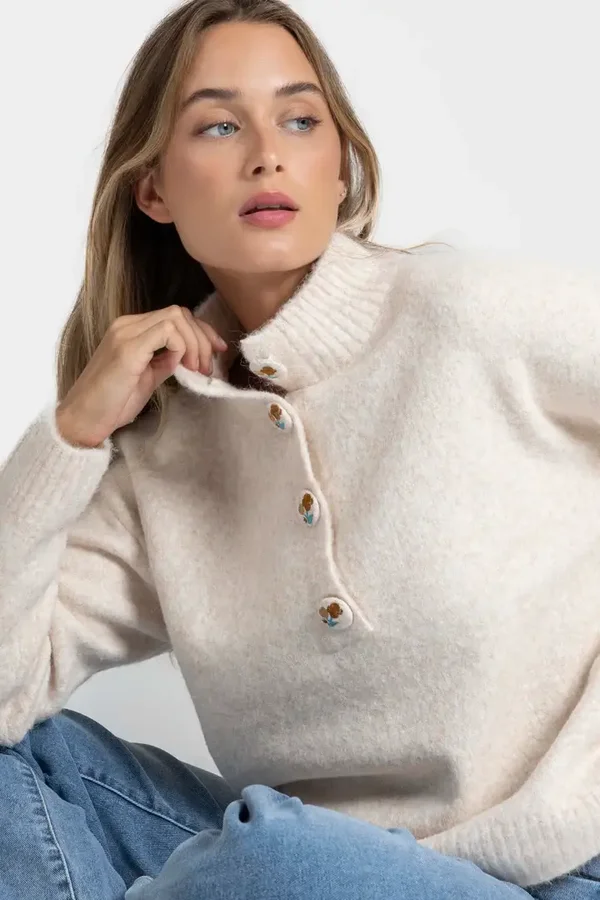 JERSEY BOTONES BORDADOS