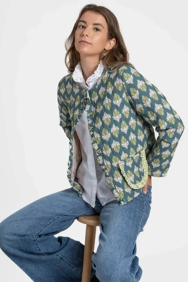 CHAQUETA ESTAMPADA