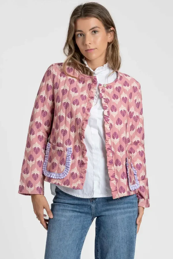 CHAQUETA ESTAMPADA