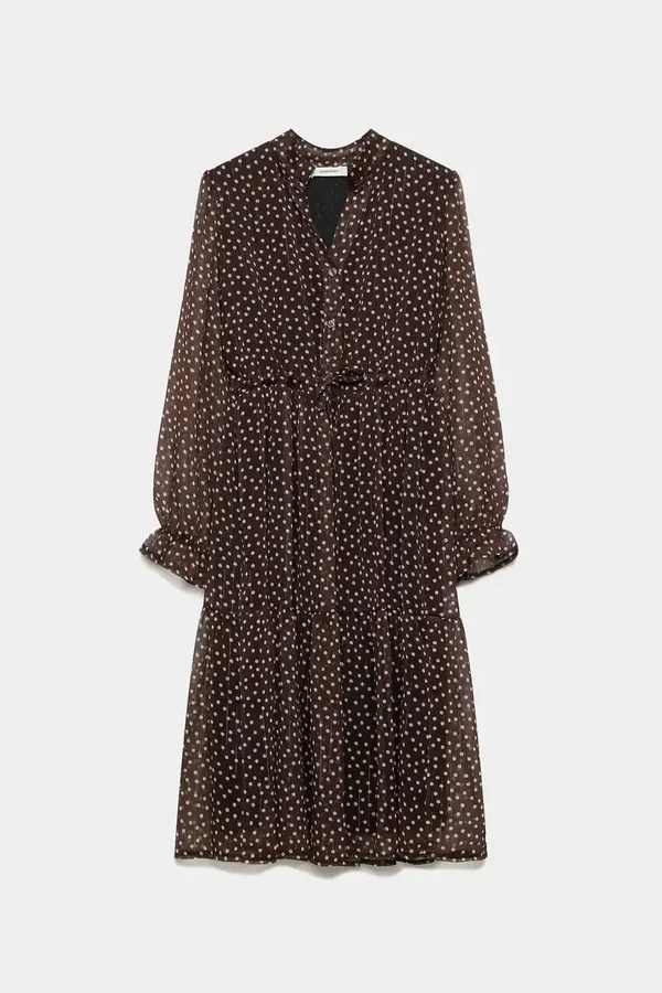 VESTIDO GASA LUNARES