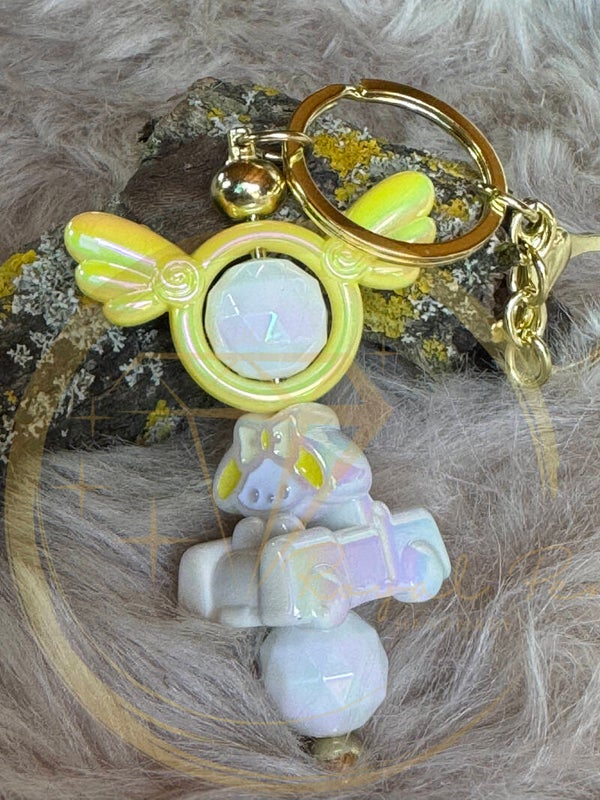 Shining girl in Car Keychain