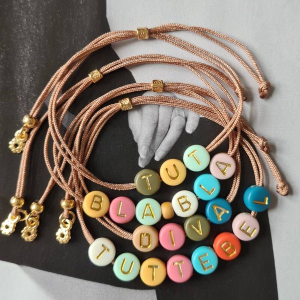 AANTREK ARMBAND *woordjes