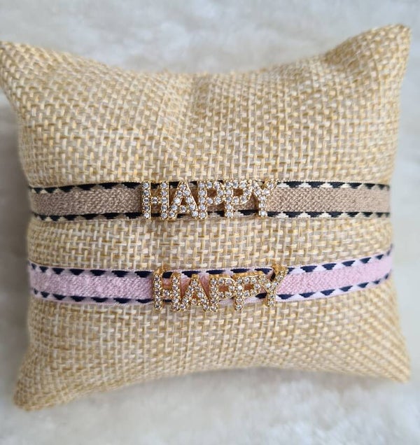 AANTREKARMBAND *happy bling