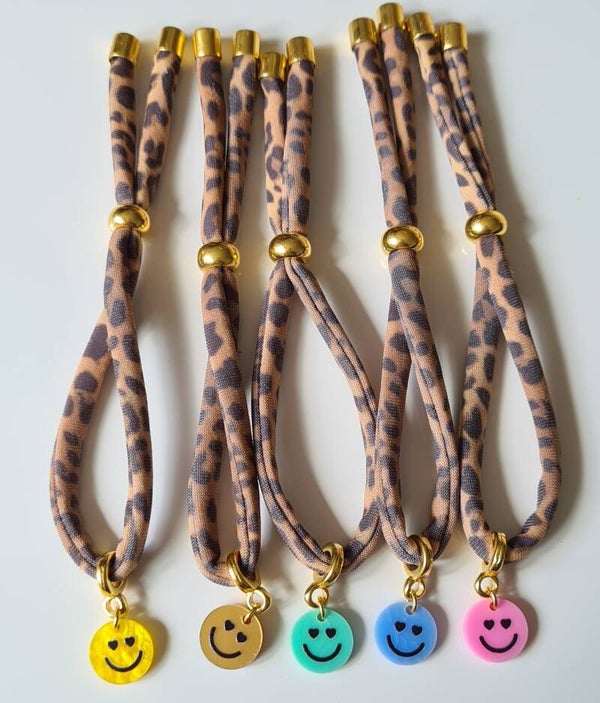 AANTREKARMBAND *smiley & panterprint
