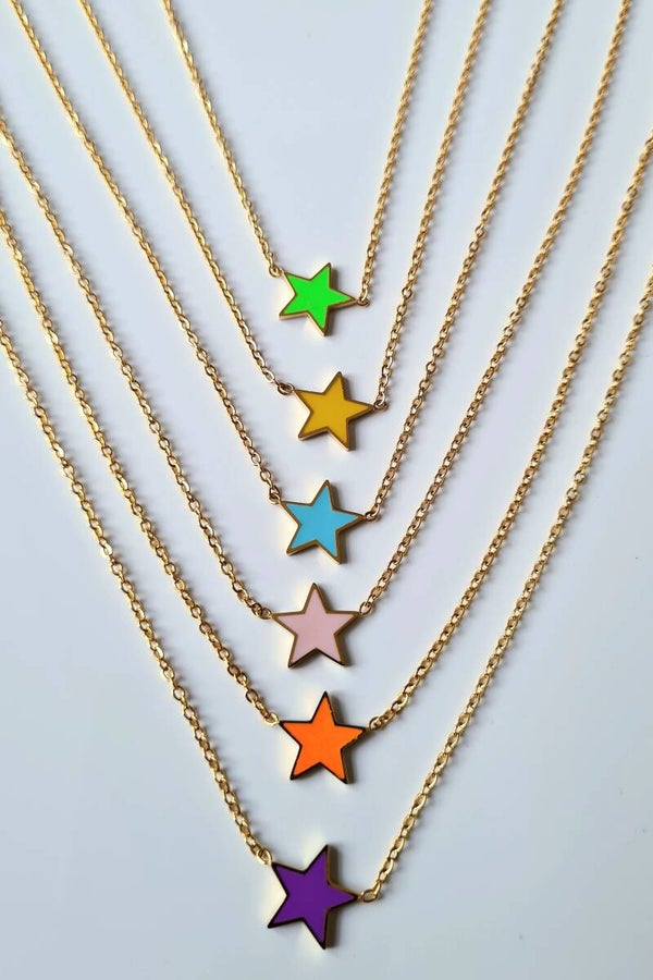 KETTING *kleurrijke ster☆