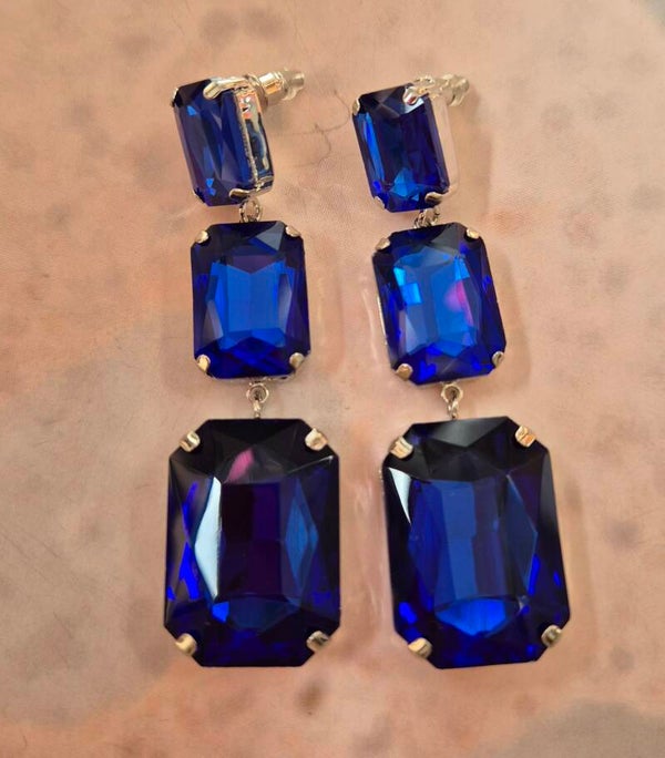 OORBELLEN *royal blue