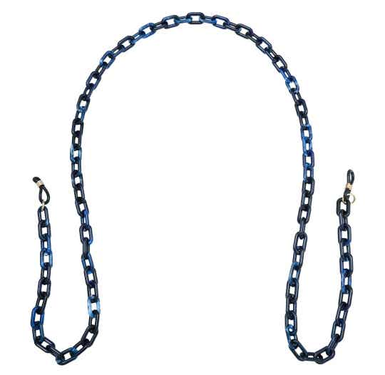 (ZON)BRIL KETTING *chain blauw