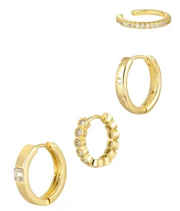 EARPARTY *4 delige oorbellen set *creolen