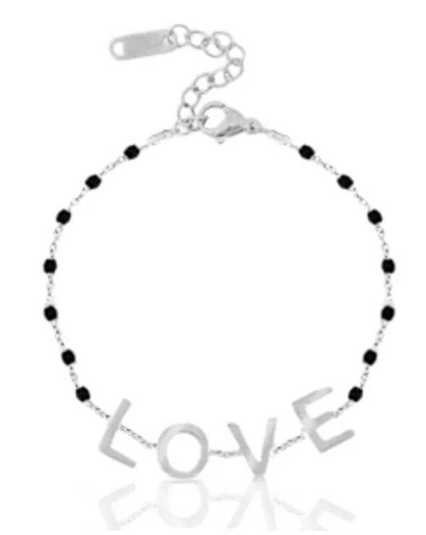 ARMBAND *zilver love