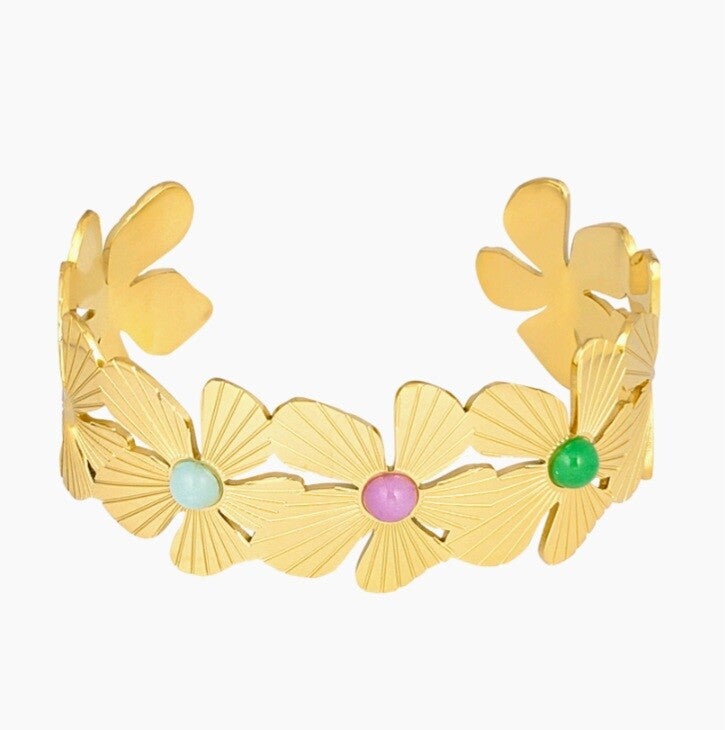 ARMBAND *bohemian bloem dicht