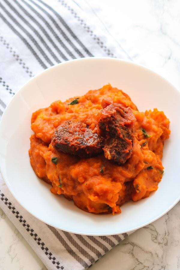 Yam porridge