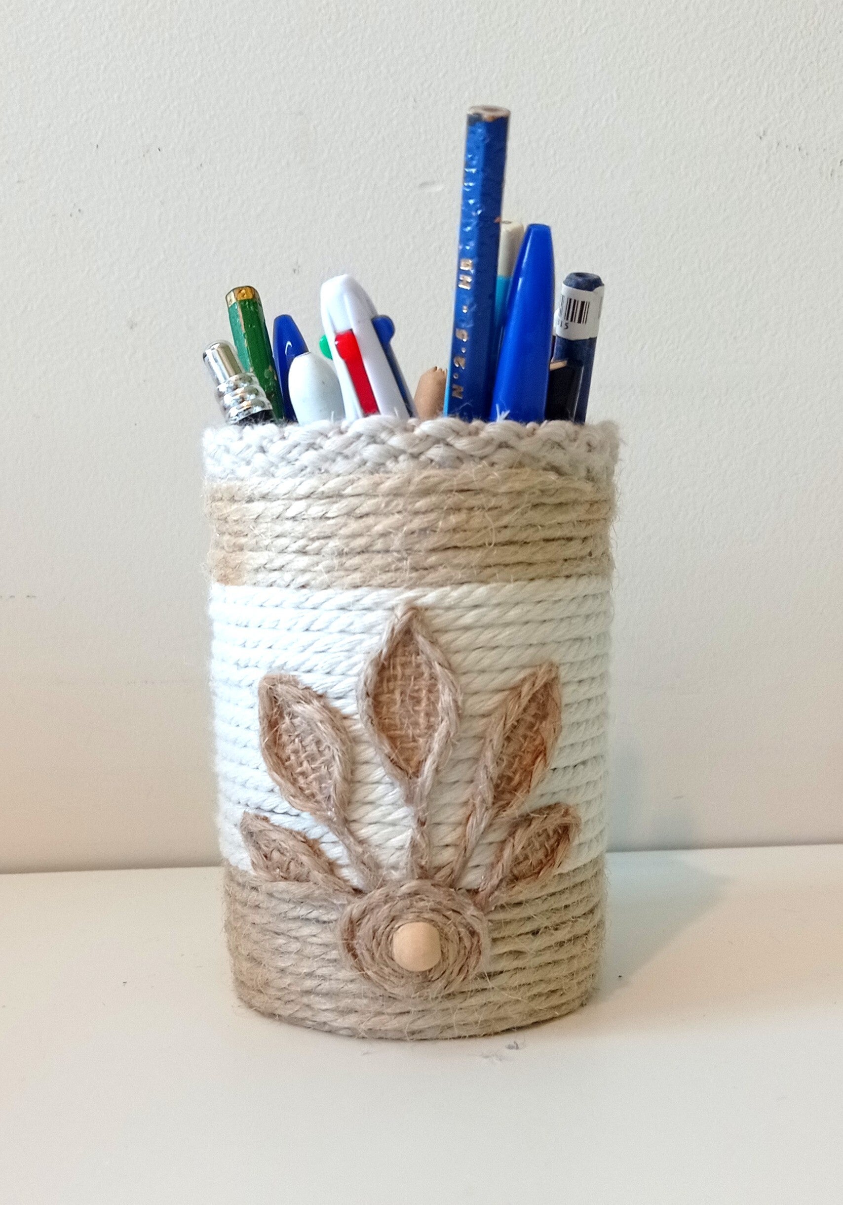 Pot à crayons nature