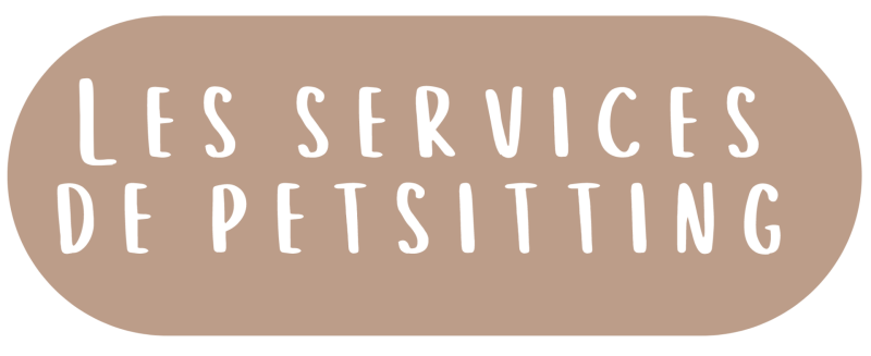 Les services de petsitting