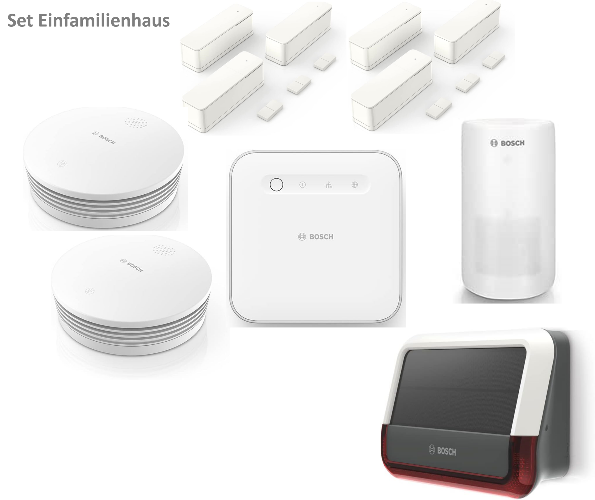 Bosch Alarmset - Einfamilienhaus - 11 Teilig