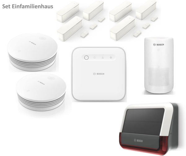 Bosch Alarmset - Einfamilienhaus - 11 Teilig