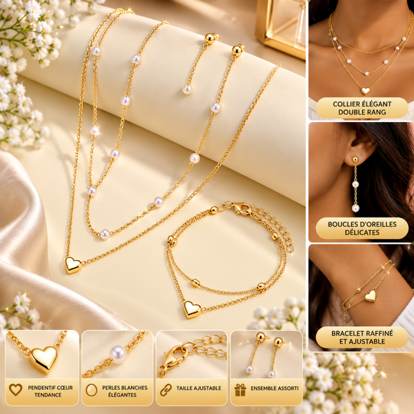 coffret bijoux or