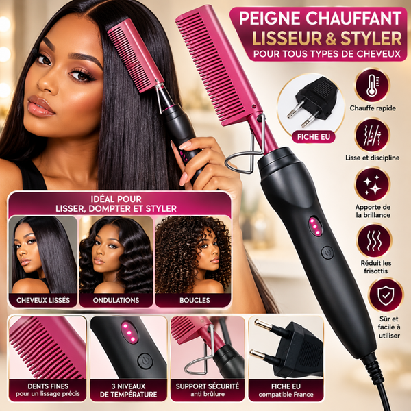 Peigne Chauffant Électrique
