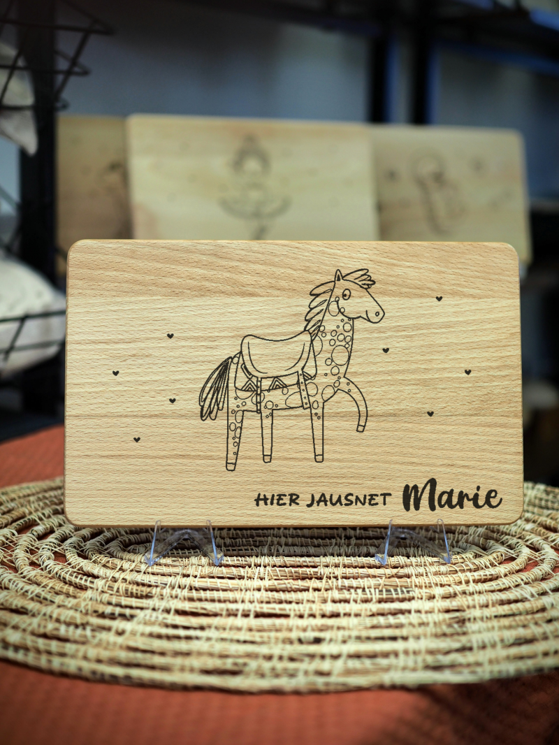 Schneidbrettchen Pony