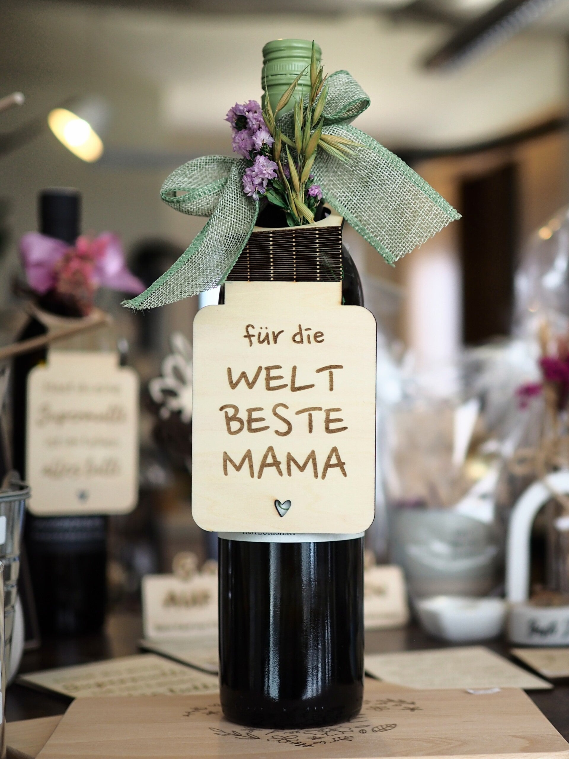 Flaschenanhänger "Mama"