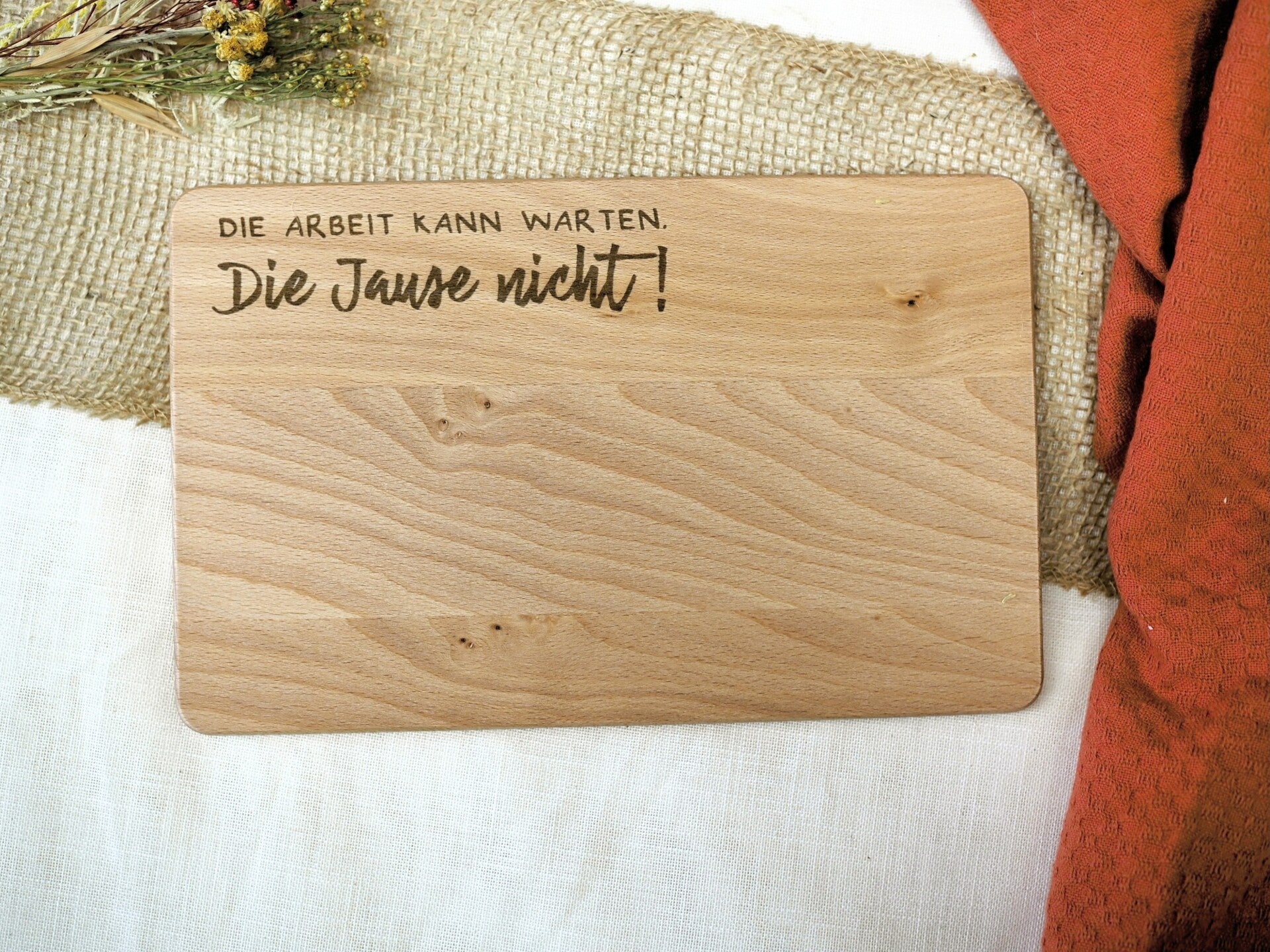 Schneidbrettchen "Jause"