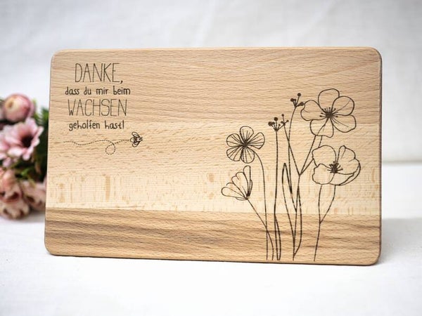 Schneidbrettchen "Wachsen"