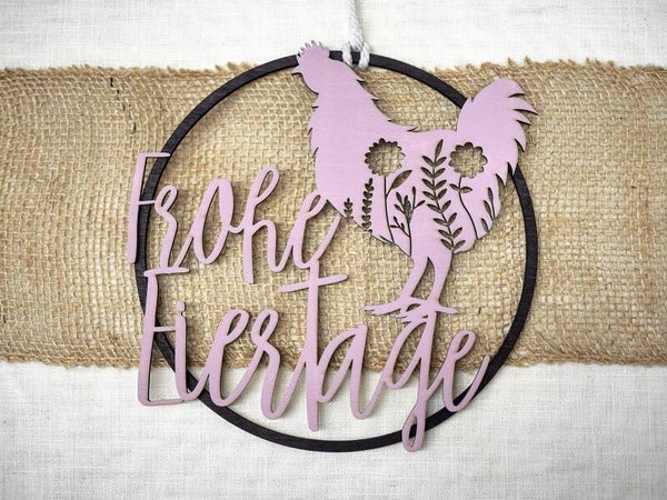 Türschild "Huhn"