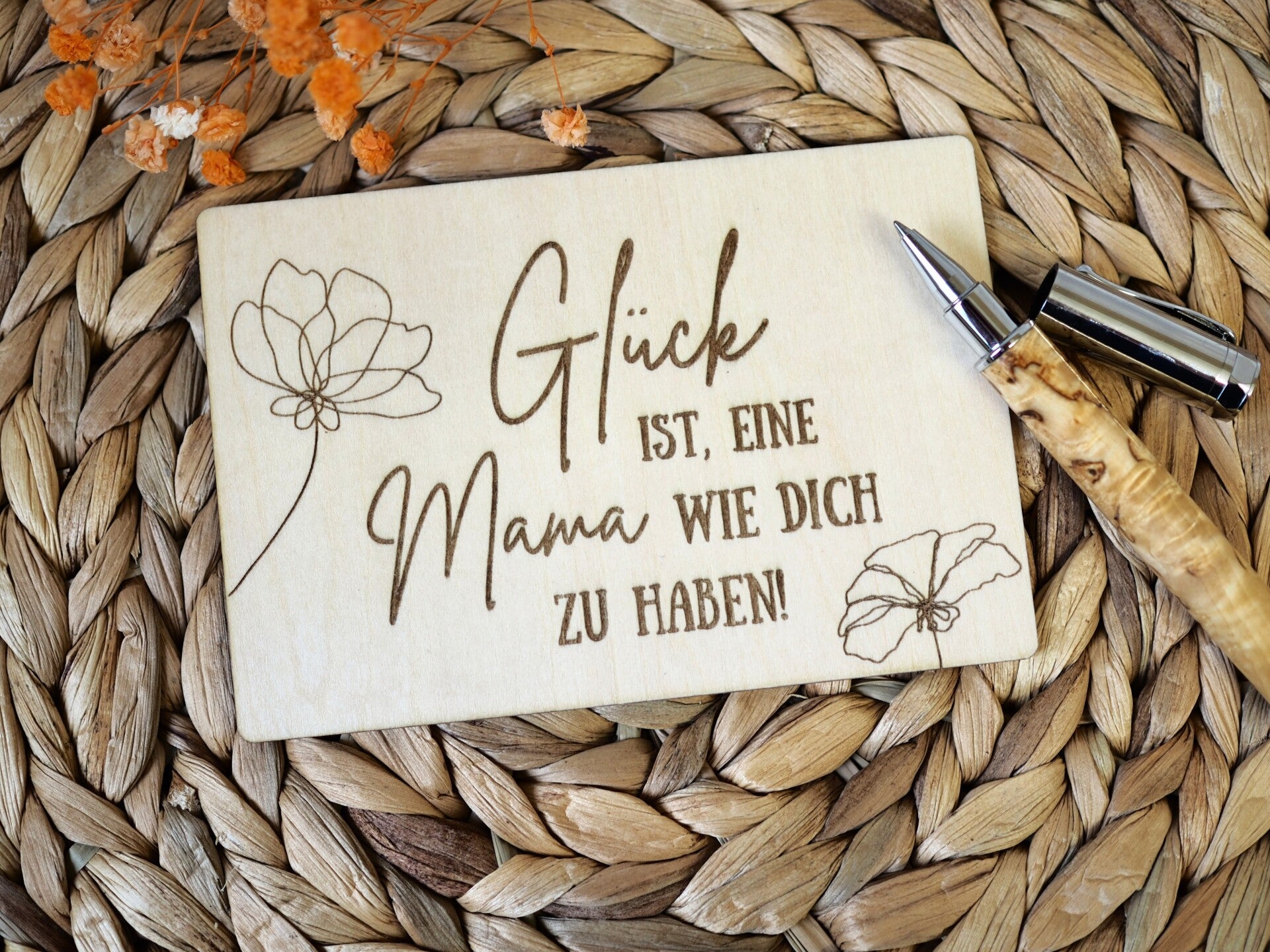 Postkarte "Glück ist"