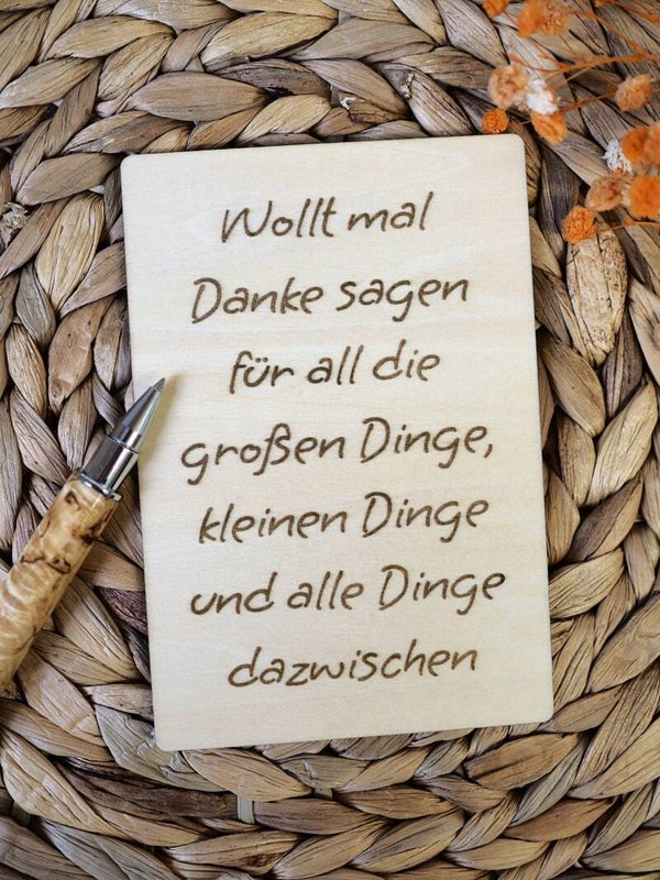 Postkarte "Danke sagen"