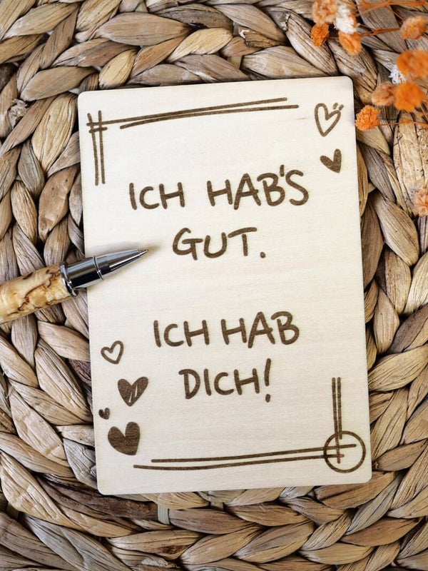 Postkarte "Ich hab's gut"