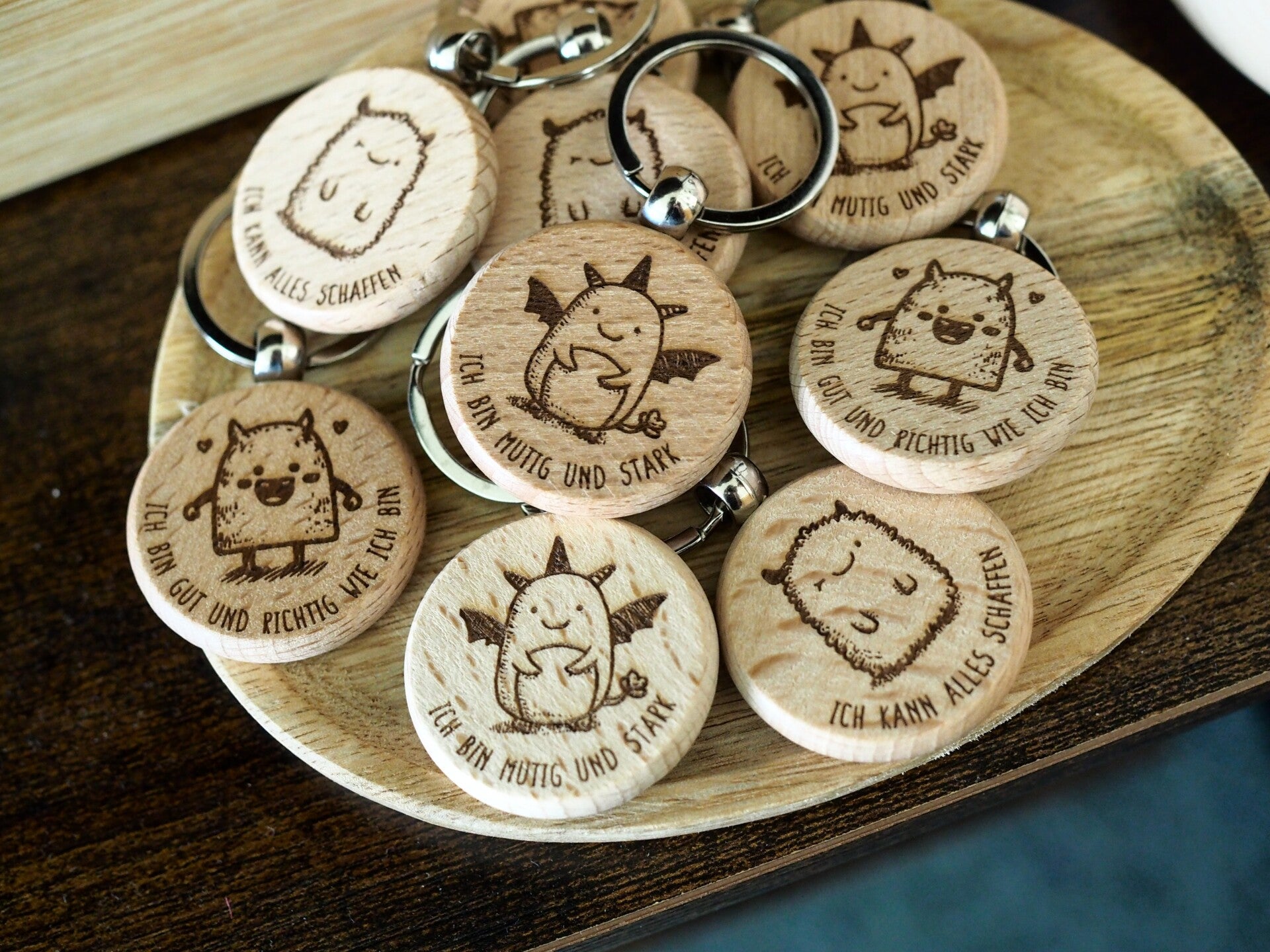 Schlüsselanhänger Monster