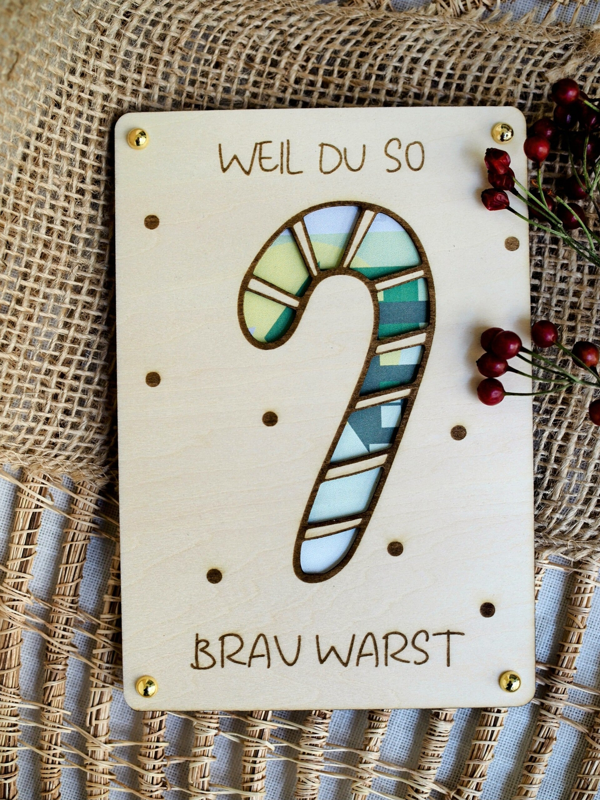 Geldgeschenk Karte Weihnacht