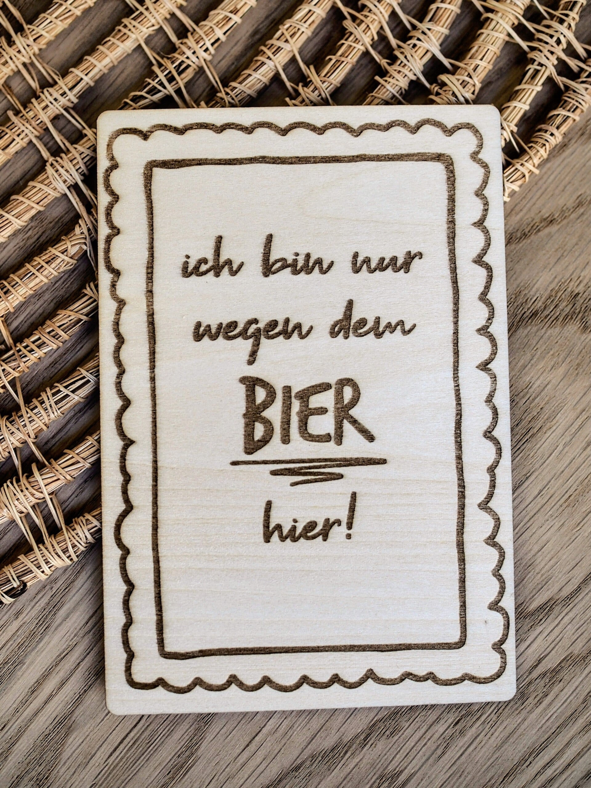 Postkarte "Bier"