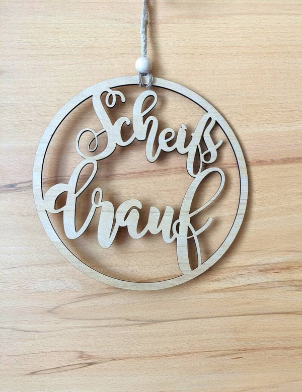 Türloop "Scheiß drauf"