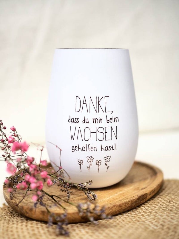 Windlicht "Wachsen"