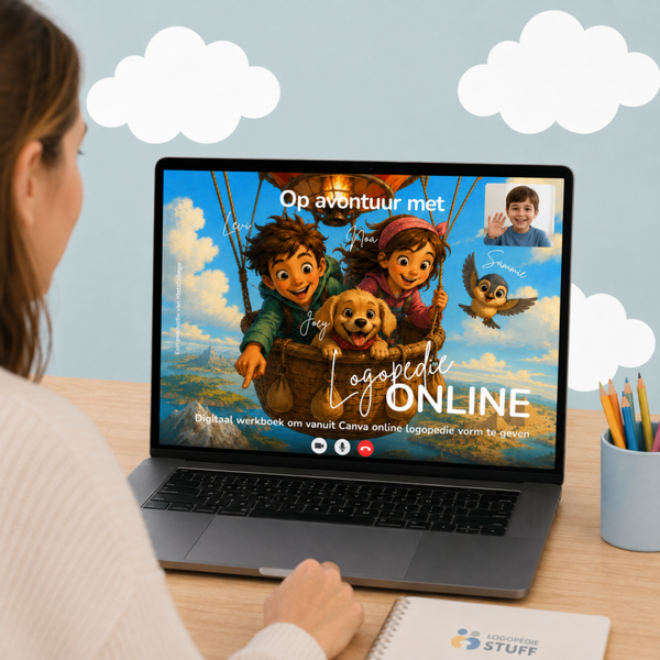 Sessie ONLINE logopedie: Op avontuur met Levi & Noa