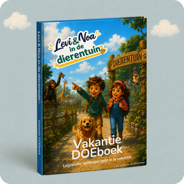 VakantieDOEboek "Naar de dierentuin met Levi & Noa" voor ouders