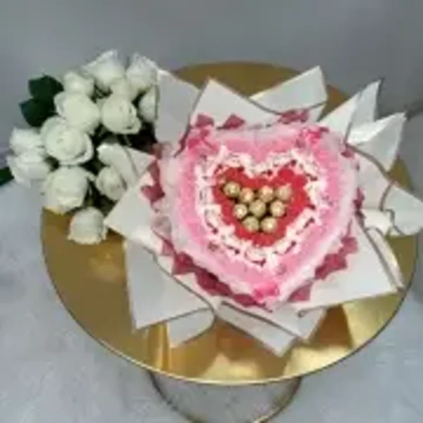 Wyjątkowy bukiet jadalny rafaello&fererorocher