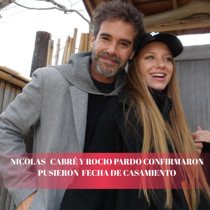 NICOLAS CABRE Y ROCIO PARDO SE CASAN