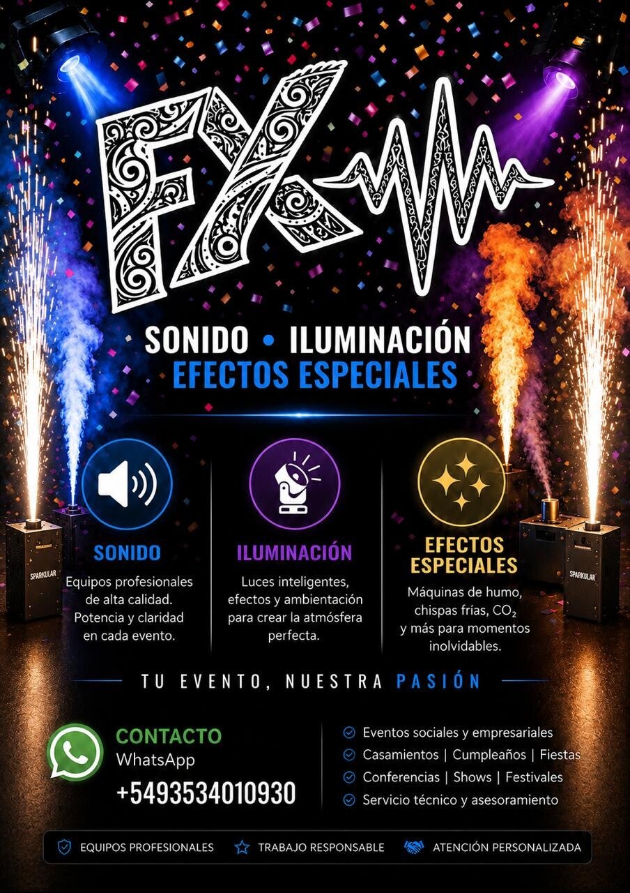 FX SONIDO ILUMINACION