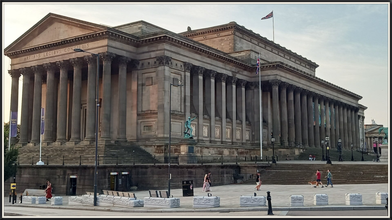 East and south facade of St George's Hall (Elmes, 1851).