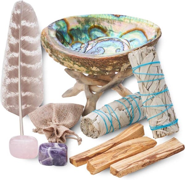 Cleansing & Smudging Kit White Sage & Palo Santo sticks